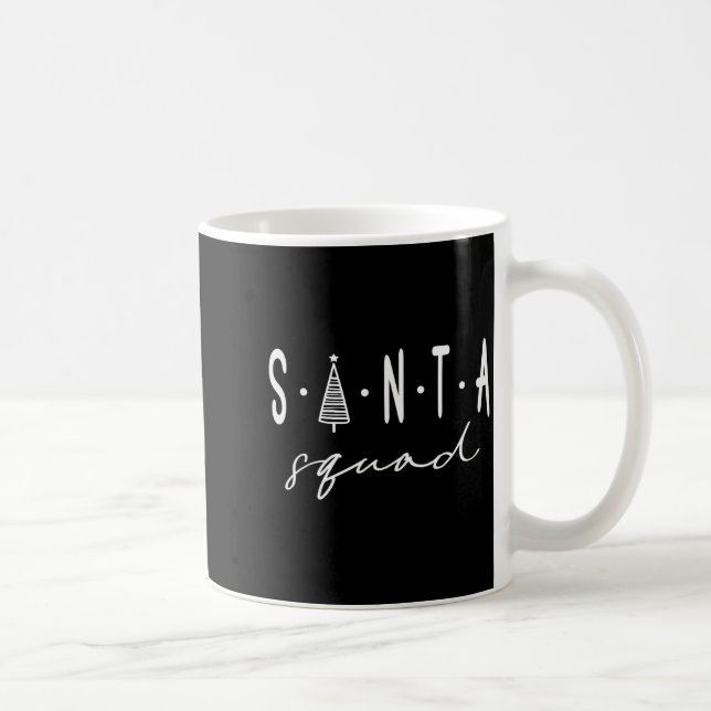 Santa Squad Christmas Team Santa Crew Family Match Coffee Mug (Right)