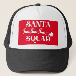 Santa Squad Christmas Trucker Hat