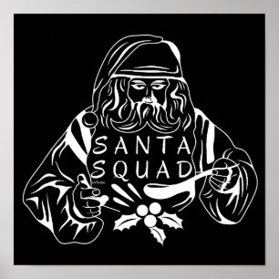 SANTA SQUAD funny christmas gift idea              Poster