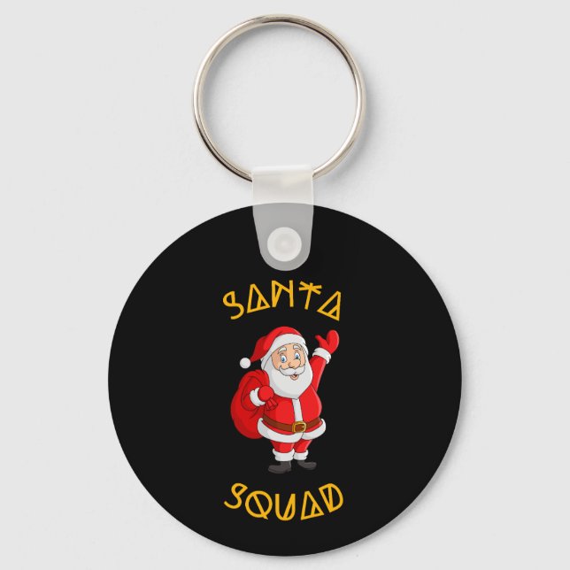 Santa Squad Keychain (Front)