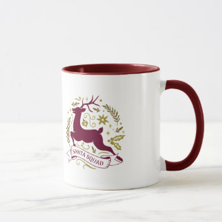 Santa Squad Reindeer Christmas Mug
