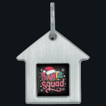 Santa Squad Xmas Squad Family Matching Santa Crew Pet ID Tag<br><div class="desc">Santa Squad Xmas Squad Family Matching Santa Crew</div>