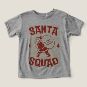 SANTA SQUADE IN RED COLOUR DISIGN ON T TODDLER T-SHIRT
