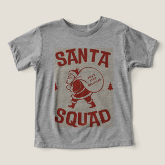 SANTA SQUADE IN RED COLOUR DISIGN ON T TODDLER T-SHIRT