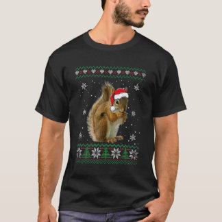 Santa Squirrel Ugly Sweater Animals Christmas Paja