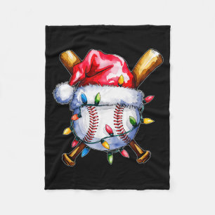 Santa Srts Design For Men Boys Christmas Baseball Fleece Blanket