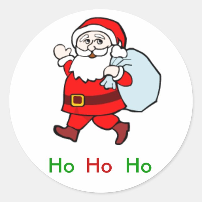 Santa Sticker (Front)