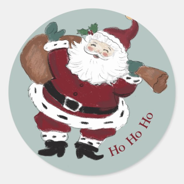 Santa sticker (Front)