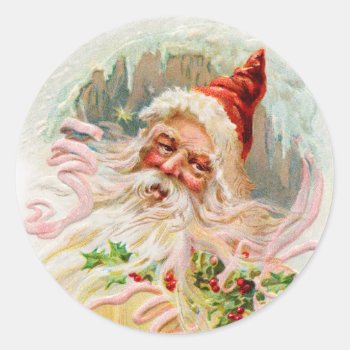 Santa Stickers by golden_oldies at Zazzle
