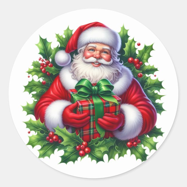 Santa Stickers (Front)