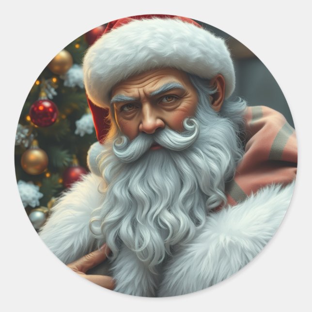 Santa Stickers (Front)