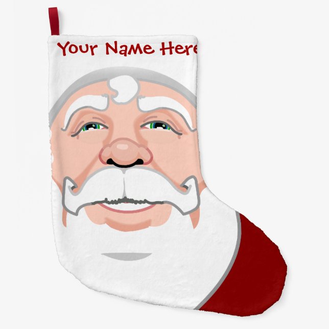 Santa Stocking Personalized Christmas Stockings (Front)