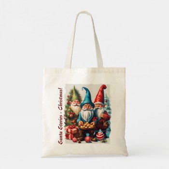 Santa Stories - Christmas - 17 Tote Bag by VintageStyleStudio at Zazzle