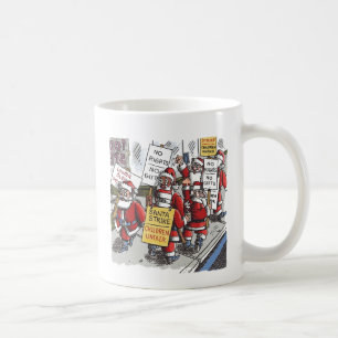 Santa Strike left hand mug