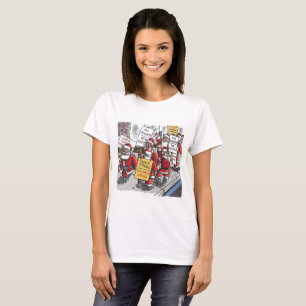 Santa Strike women white T-shirt