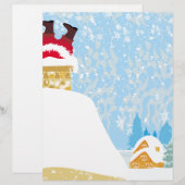santa stuck in chimney (Front/Back)