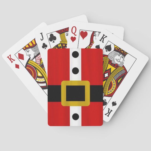 Santa Suit Poker Cards (Back)