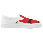 Santa Suit Slip-On Sneakers (Left Shoe Inside)