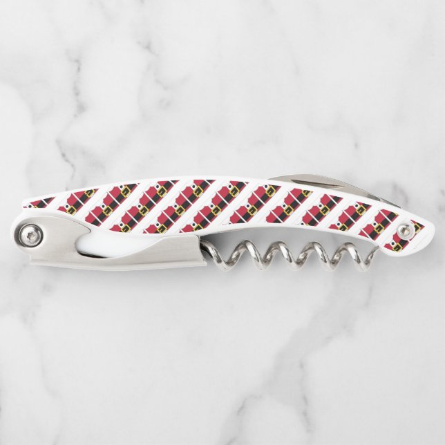 Santa Suit Waiter's Corkscrew (Front)