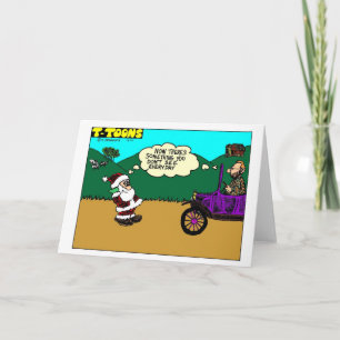 Santa T Holiday Card