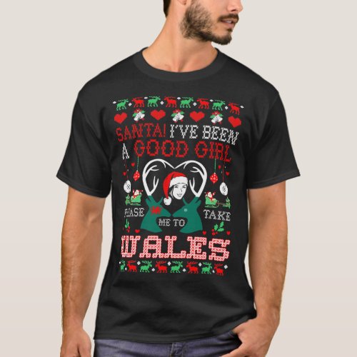 Santa Take Me To Wales Christmas Ugly Sweater