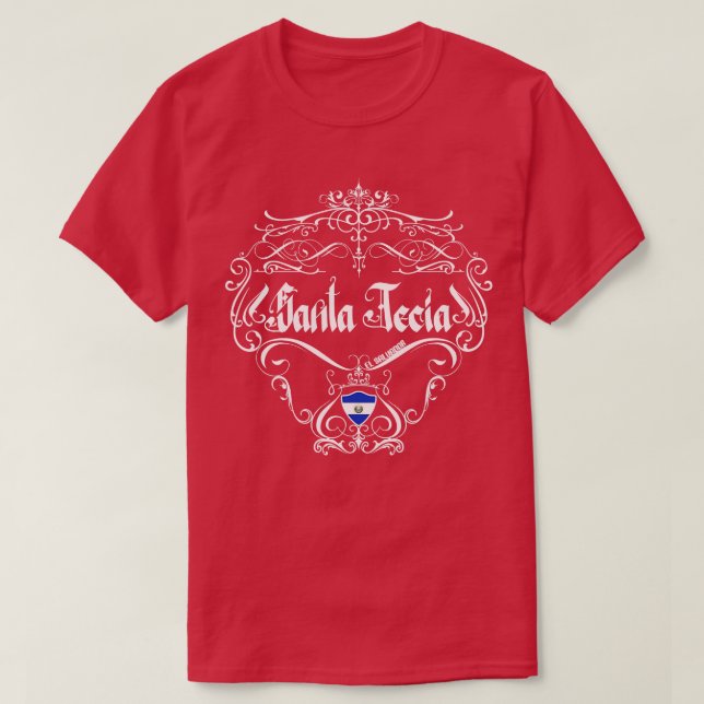 Santa Tecia Vintage design 1 T-Shirt (Design Front)
