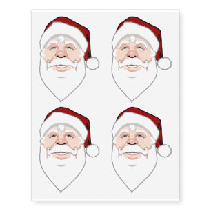 Santa Temporary Tattoo Custom Christmas Gifts