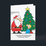 Santa Texting Presents Lost Greeting Card<br><div class="desc">Santa Texting Presents Lost Greeting Card</div>