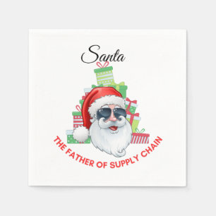 Santa, the father and founder of supply chain napkins