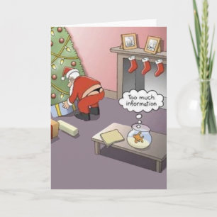 Santa Thong Holiday Card