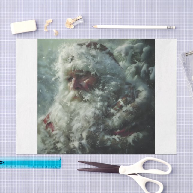 Santa Tissue Paper (Craft)
