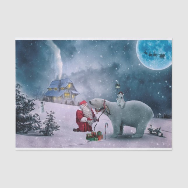 Santa Tissue Paper (Front)