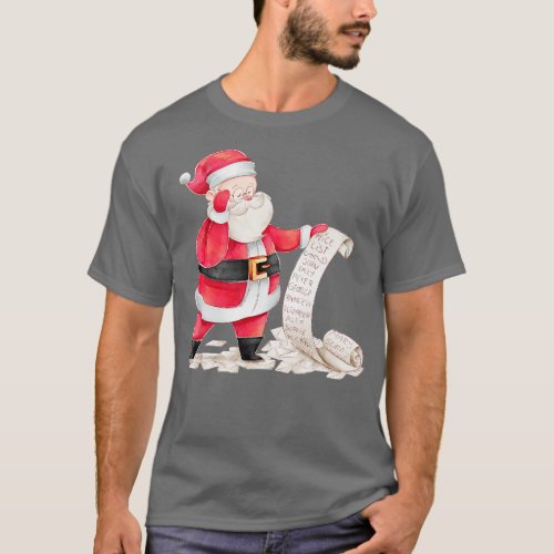 Santa To Do List T_Shirt