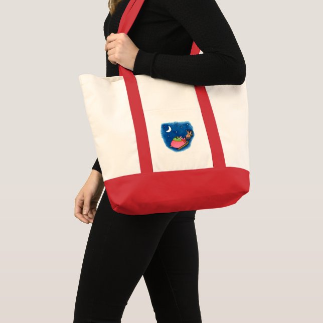 Santa Tote Bag (Front (Product))