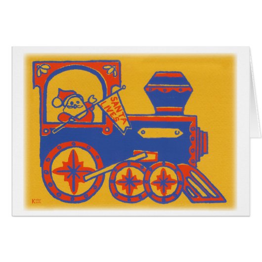 Santa Train Cards (Front Horizontal)
