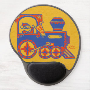 Santa Train Gel Mouse Pad