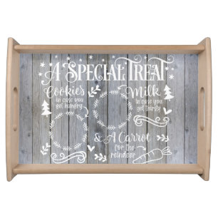 Santa Tray for Christmas Eve Treats