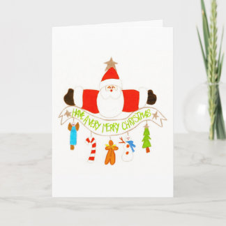 Santa & Trinkets Holiday Card