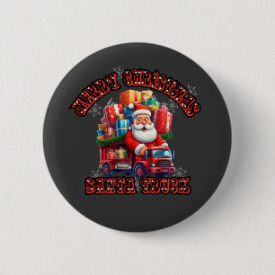 Santa Trucker Kids Christmas Festive Holiday Magic Button