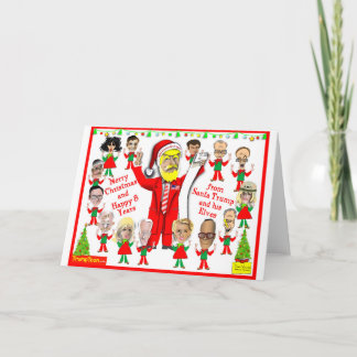 Santa Trump and his Elves Holiday Card