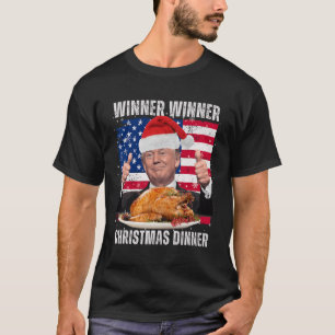 Santa Trump Christmas Humor Funny Trump Xmas T-Shirt