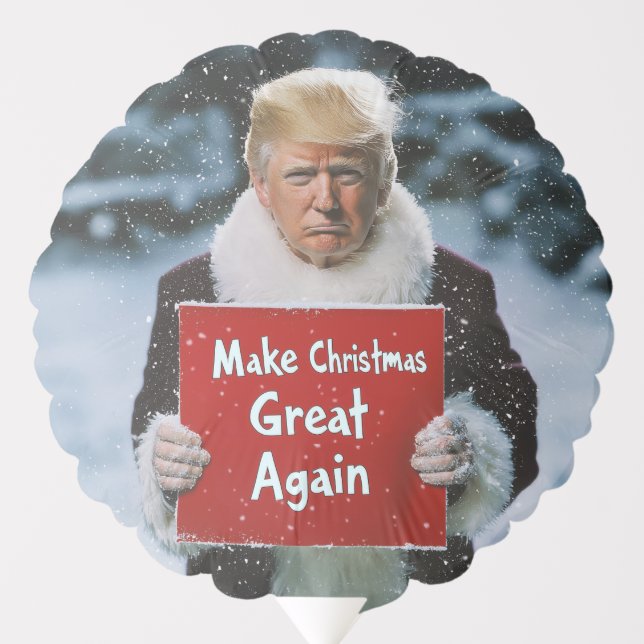 Santa Trump: “Make Christmas Great Again” Balloon (Front)