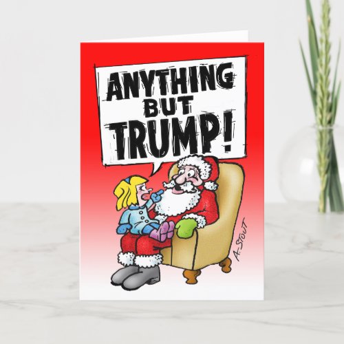 Santa TRUMPS Trump _ Thank You Card