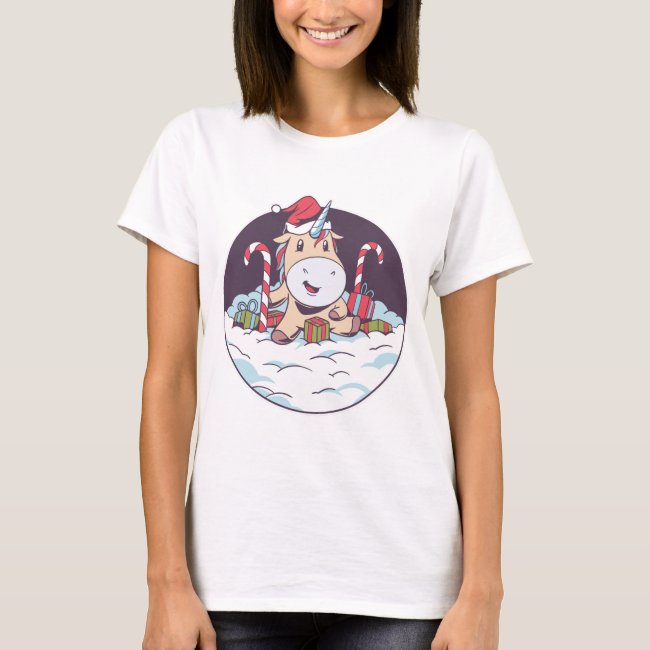 Santa Unicorn T-Shirt