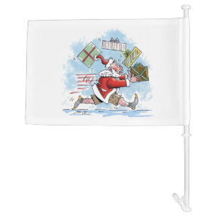 Santa Unprepared car and boat flag