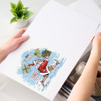 Santa Unprepared hz lg shipping envelope mailers