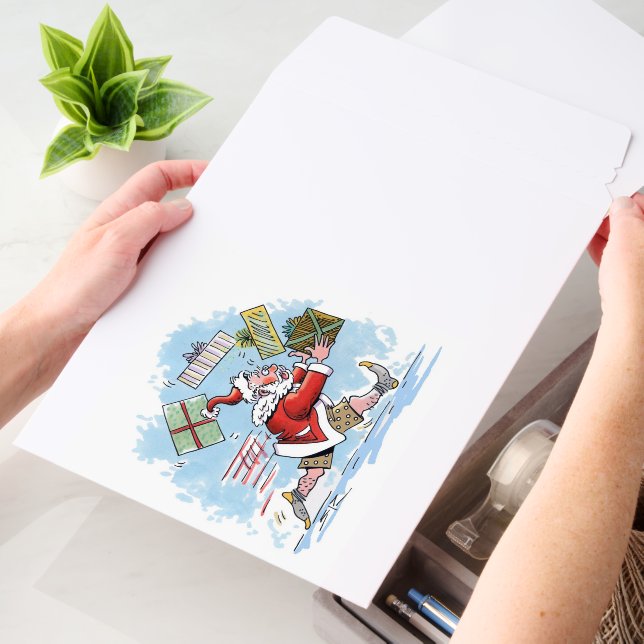 Santa Unprepared hz med shipping envelope mailers (Desk)