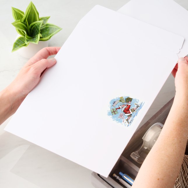 Santa Unprepared hz med shipping envelope mailers (Desk)