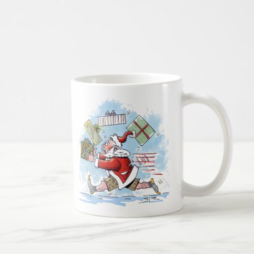 Santa Unprepared left hand mug