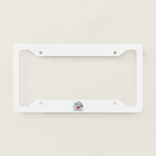 Santa Unprepared license plate frame c